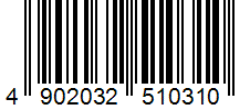 Barcode 4902032510310