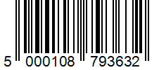 Barcode 5000108793632