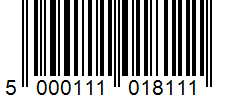 Barcode 5000111018111