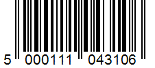 Barcode 5000111043106