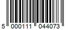 Barcode 5000111044073