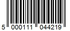 Barcode 5000111044219