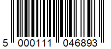 Barcode 5000111046893