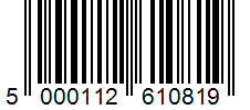 Barcode 5000112610819