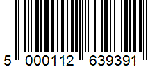 Barcode 5000112639391