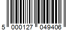 Barcode 5000127049406