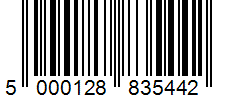 Barcode 5000128835442
