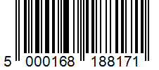 Barcode 5000168188171
