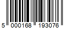 Barcode 5000168193076