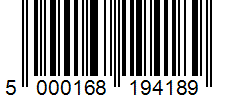 Barcode 5000168194189