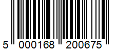 Barcode 5000168200675
