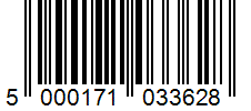 Barcode 5000171033628