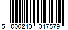 Barcode 5000213017579