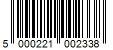 Barcode 5000221002338