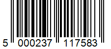 Barcode 5000237117583