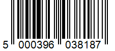 Barcode 5000396038187