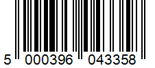 Barcode 5000396043358