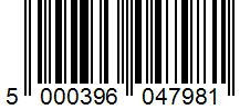 Barcode 5000396047981