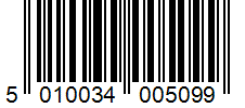 Barcode 5010034005099