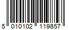 Barcode 5010102119857