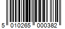 Barcode 5010265000382