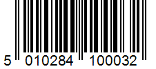 Barcode 5010284100032