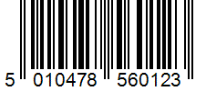 Barcode 5010478560123