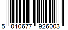 Barcode 5010677926003
