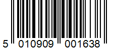 Barcode 5010909001638