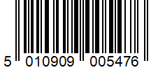 Barcode 5010909005476