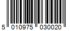 Barcode 5010975030020
