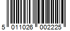 Barcode 5011026002225
