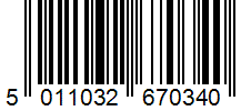 Barcode 5011032670340