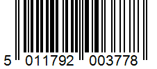 kod kreskowy ean 5011792003778