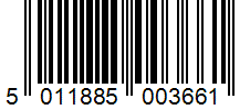 Barcode 5011885003661