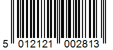 Barcode 5012121002813