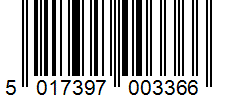 Barcode 5017397003366