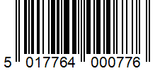 Barcode 5017764000776