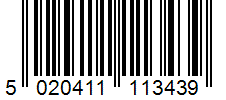 Barcode 5020411113439
