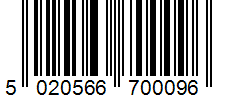 Barcode 5020566700096
