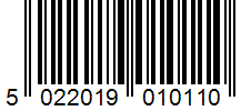 Barcode 5022019010110