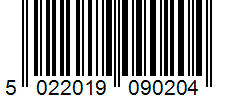 Barcode 5022019090204