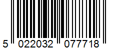 Barcode 5022032077718