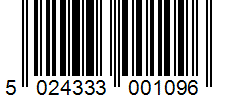Barcode 5024333001096