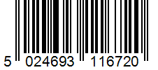 EAN Barcode for 5024693116720