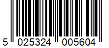 Barcode 5025324005604