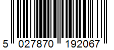Barcode 5027870192067