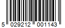 Barcode 5029212001143