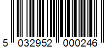Barcode 5032952000246