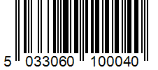 Barcode 5033060100040